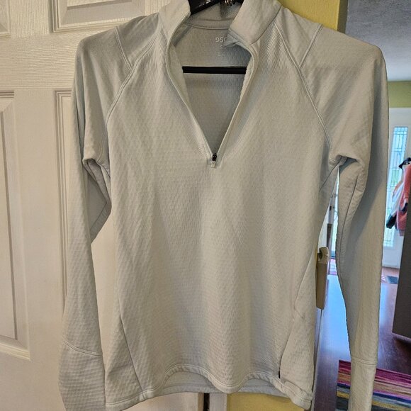 DSG women's very light blue quarter zip pullover - Picture 1 of 7